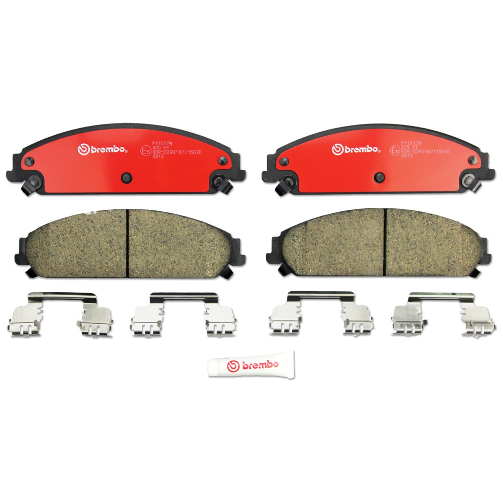 Brembo P11017N Premium Ceramic Front Disc Brake Pad Set CHRYSLER/DODGE