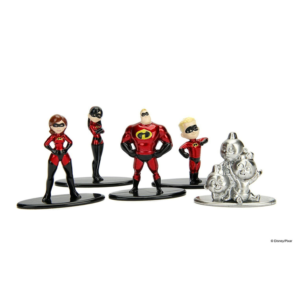 Entertainment Earth Incredibles 2 Nano Metalfigs Mini-Figure 5-Pack