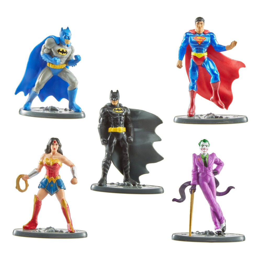 DC Justice League Collectible 2"" High Figures  Set of 5