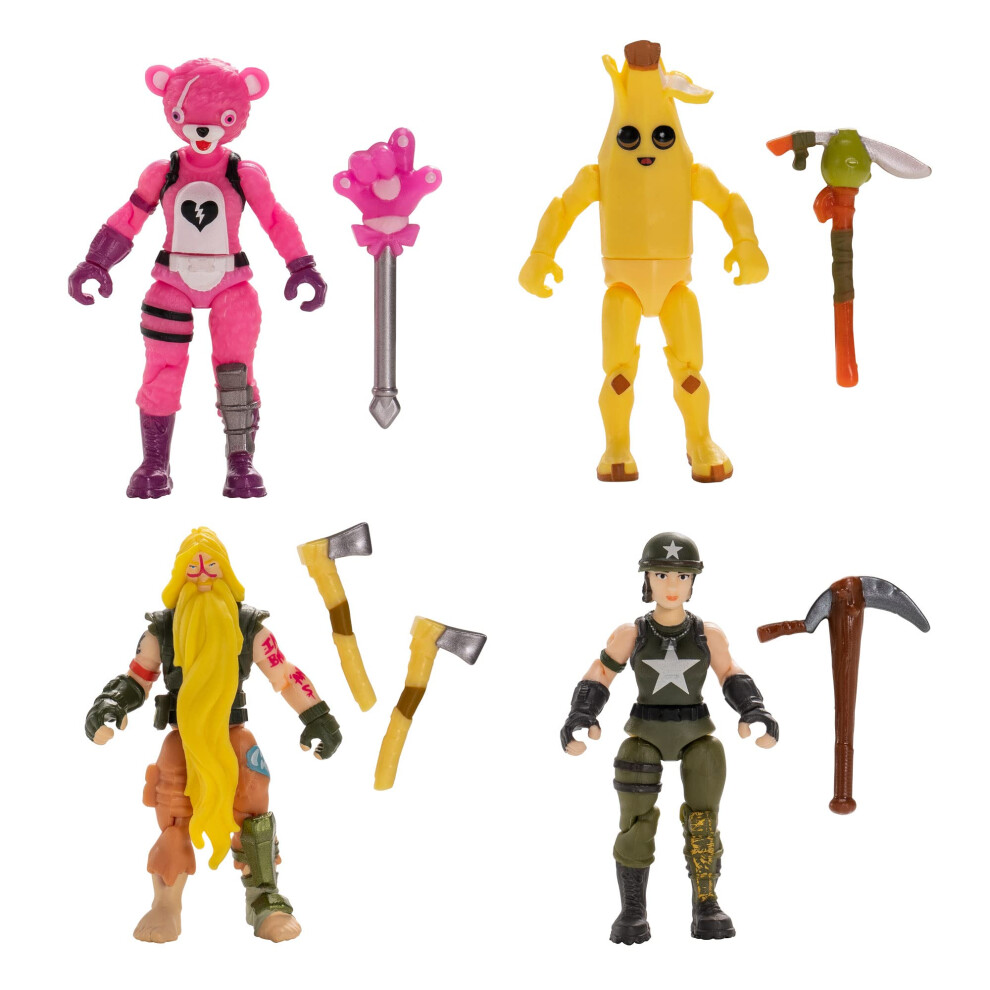 Fortnite Micro Legendary Series Squad Mode  Four 2.5-inch Highly Detai