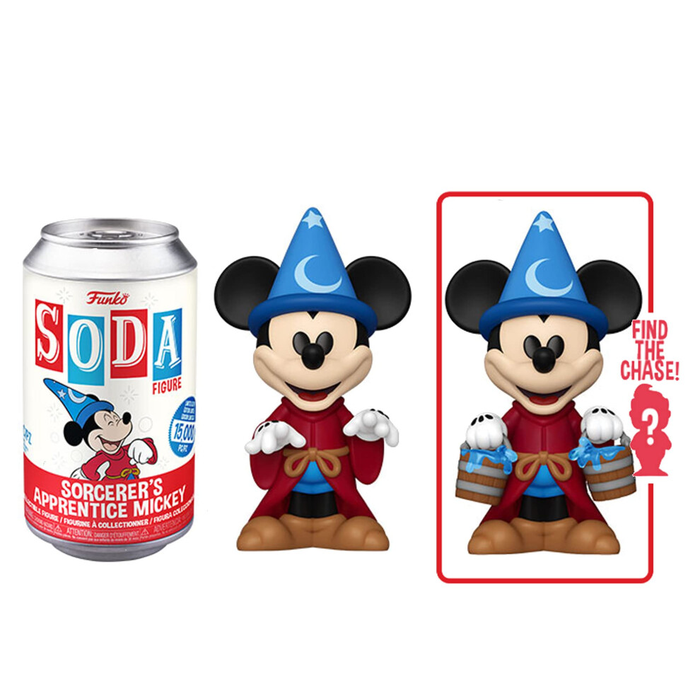 Funko Soda: Disney Sorcerer's Apprentice Mickey 4.25"" Figure in a Can