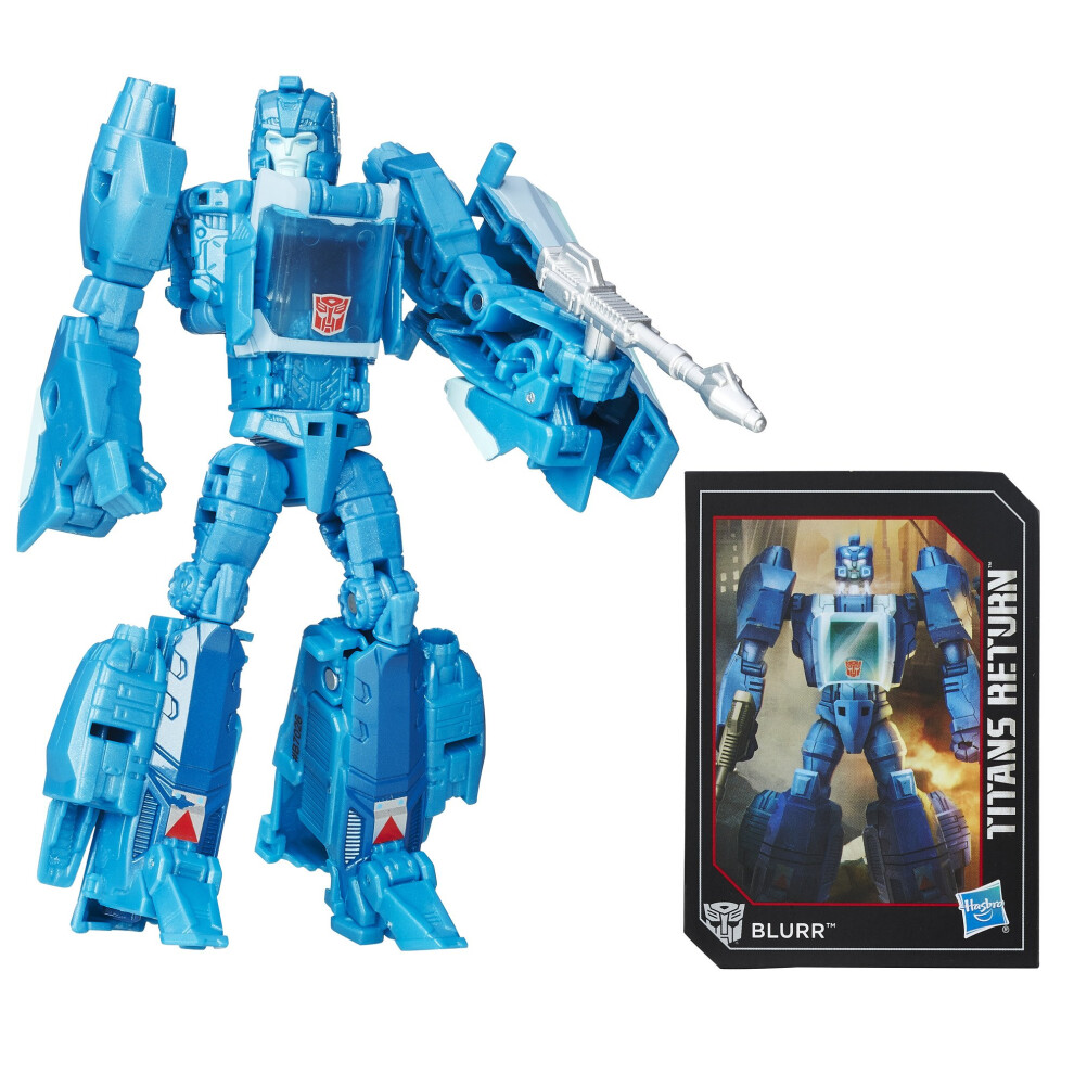 Transformers Generations Deluxe Titans Return Blurr Action Figure