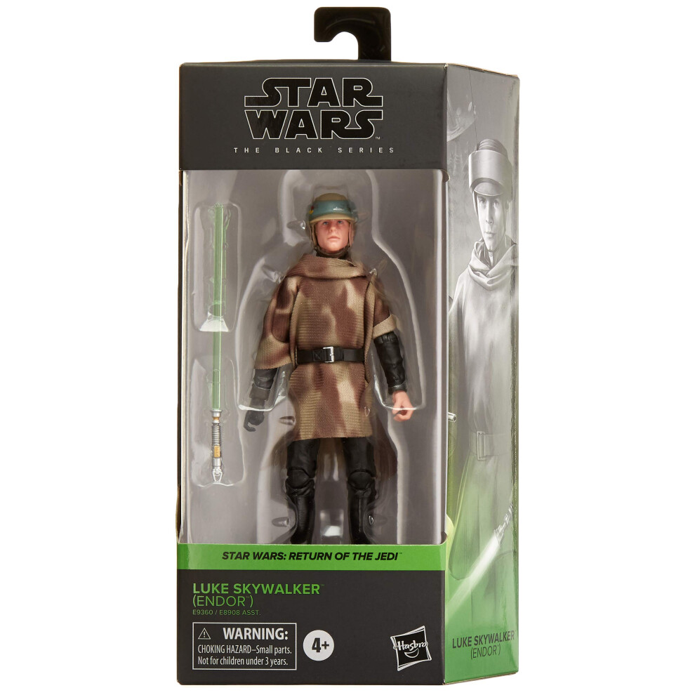 STAR WARS The Black Series Luke Skywalker (Endor) Toy 6-Inch Scale Ret