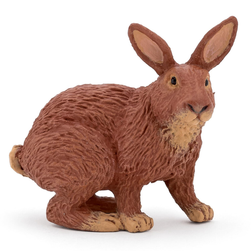 Papo Brown Rabbit Figure  multicolor