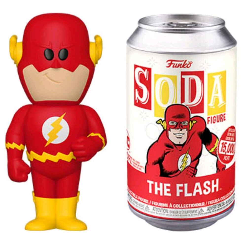 Funko Soda: DC Comics The Flash 4.25"" Figure in a Can