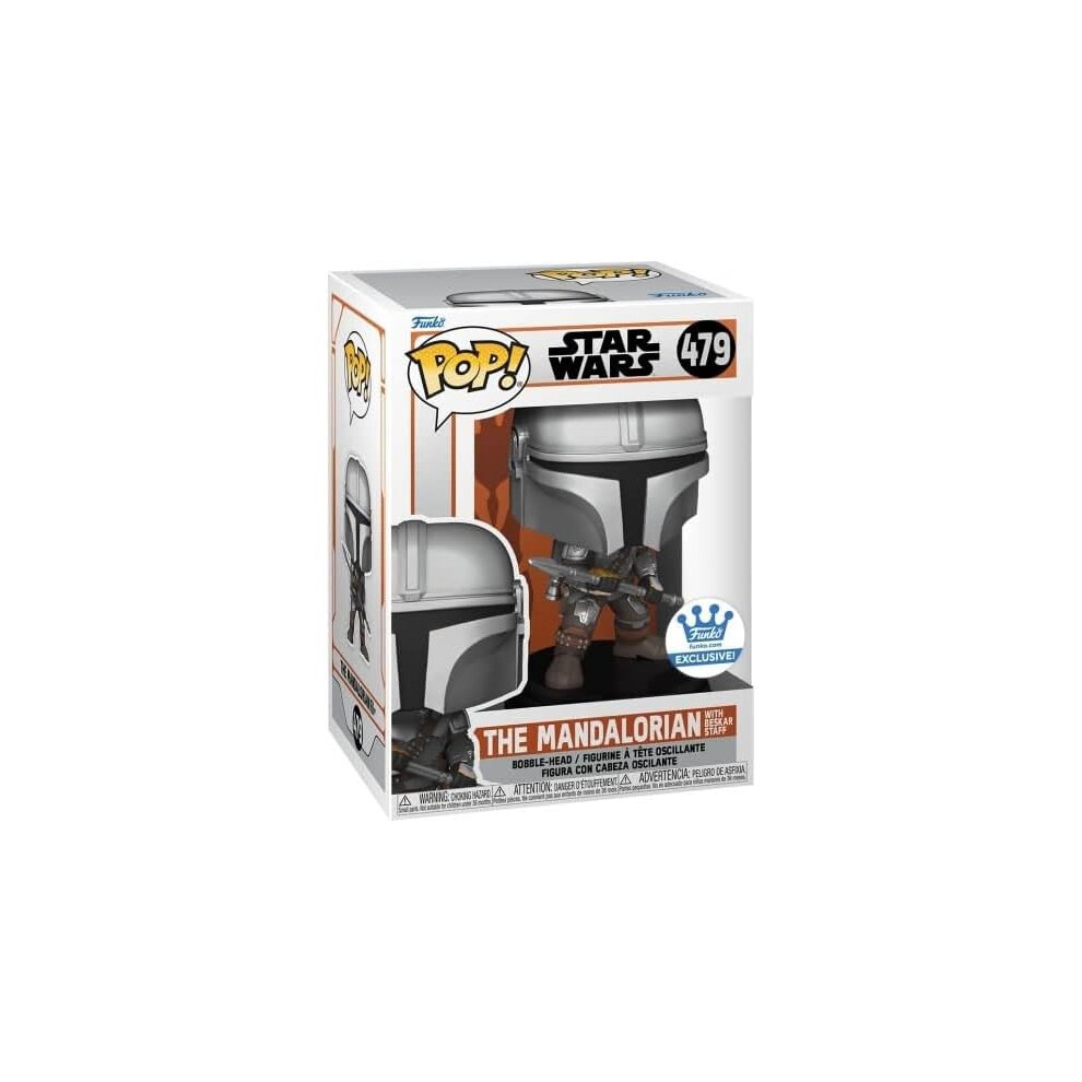 The Mandalorian with Beskar Staff Funko Exclusive