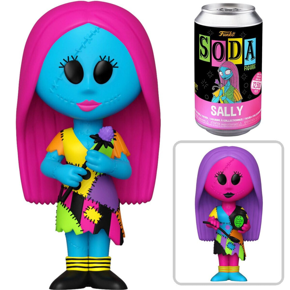 Sally (Nightmare Before Christmas) (BLKLT) Funko Vinyl Soda