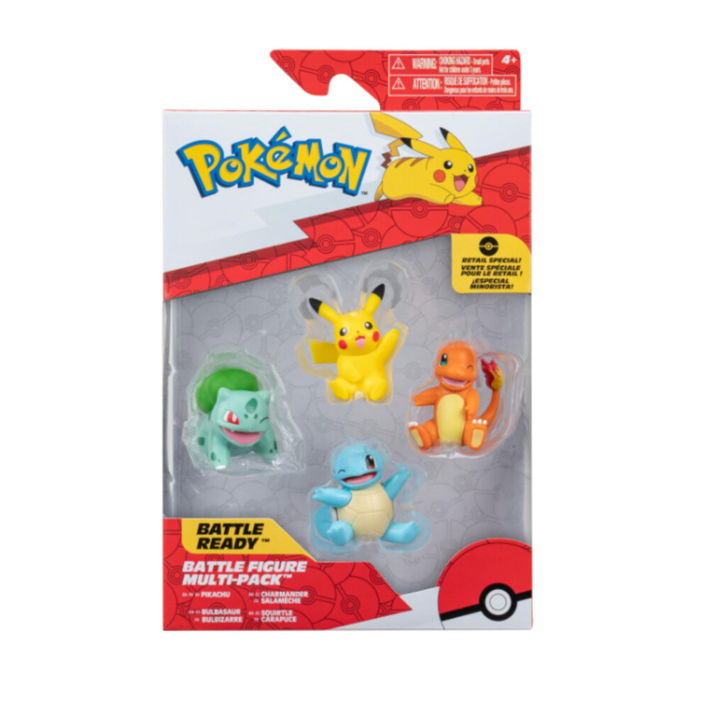 Pokemon Match Figure; Pikachu  Bulbasaur  Charmander  Squirtle 2"" Fig