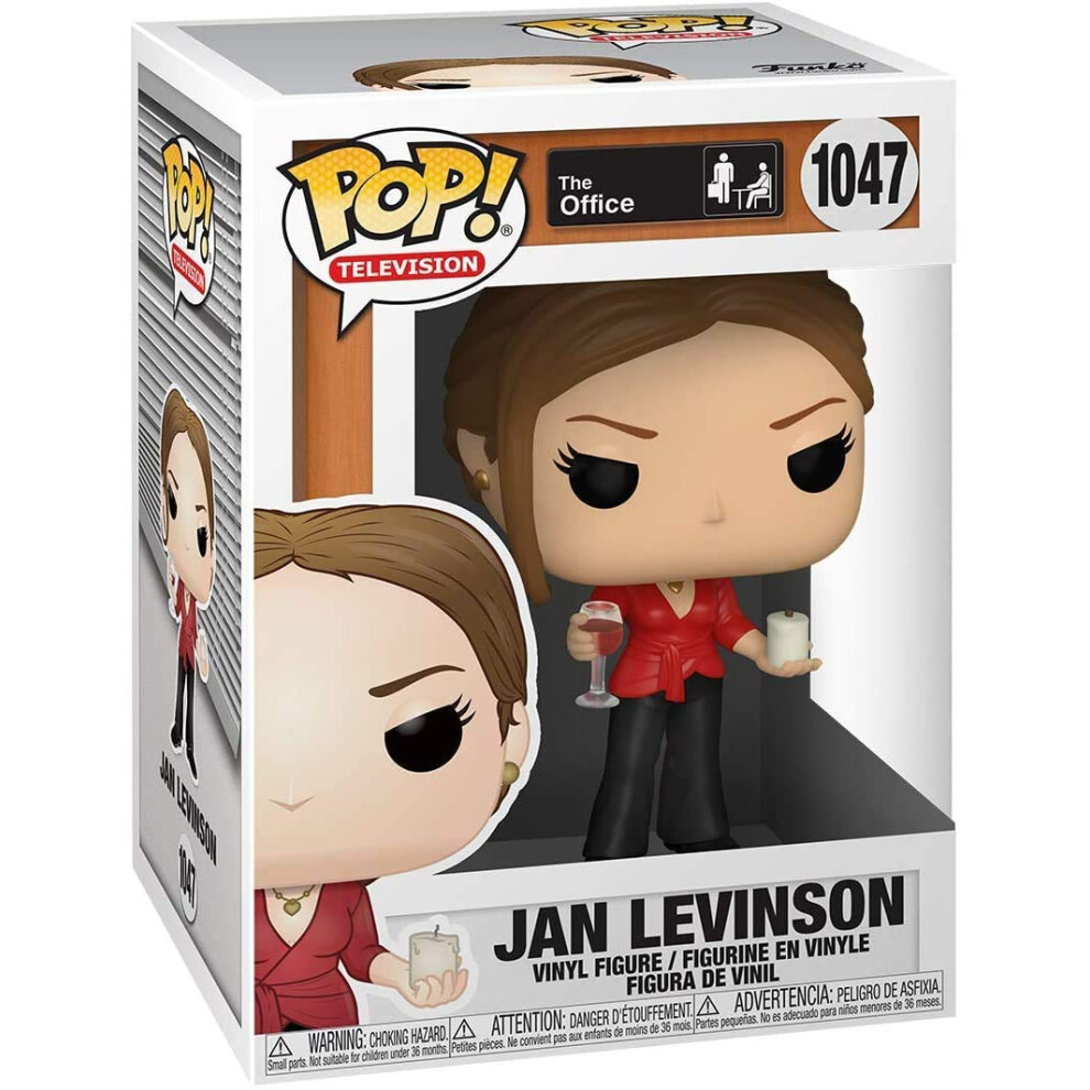 Funko The Office - Jan Levinson with Wine & Candle Pop Vinyl Figure (B