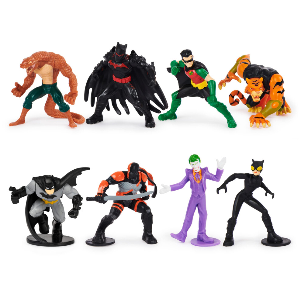 DC Comics Batman 2-inch Scale 8-Pack of Collectible Mini Action Figure