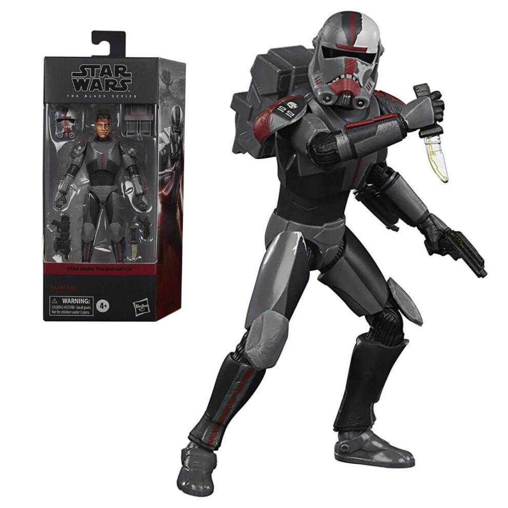 Star Wars The Series Bad Batch Hunter 6-Inch-Scale The Clone War Black