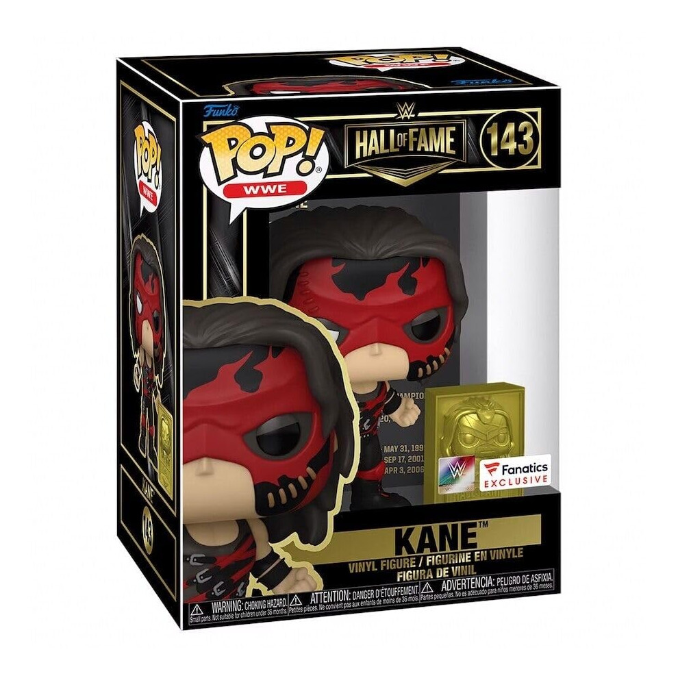 Funko POP! WWE Kane Hall of Fame #143 Fanatics Exclusive