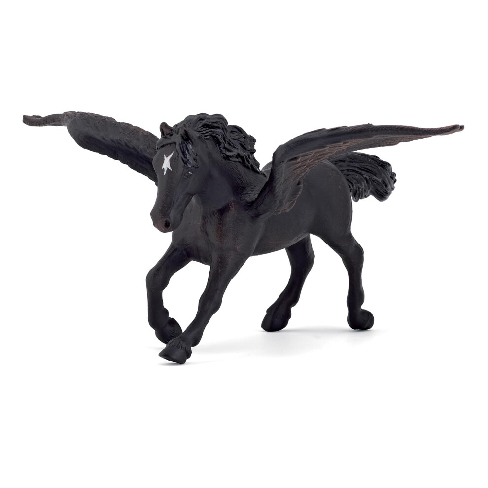 Papo Figure ""Black Pegasus"" Toy Figure