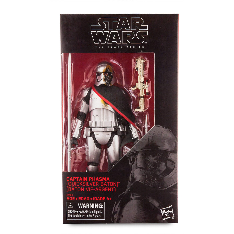 Star Wars Black Series Captain Phasma Quicksilver Baton Action Figure