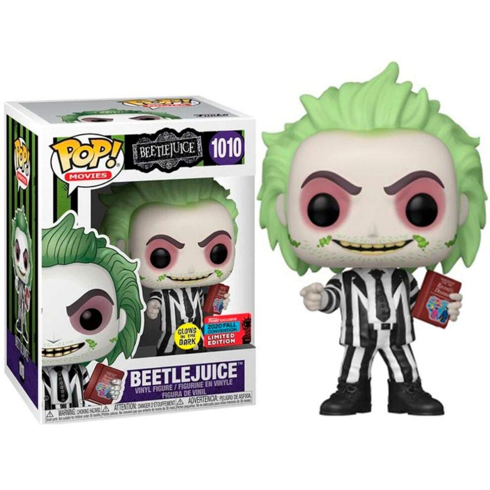 Funko POP! Movies #1010 - Beetlejuice [Handbook of The Recently Deceas