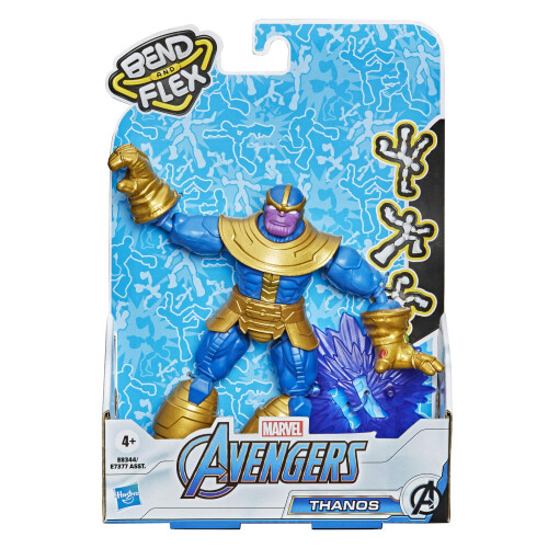 Marvel Marvel Avengers E8344 Bend and Flex Action  6-Inch Flexible Thanos Fig