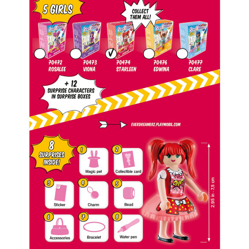 PLAYMOBIL Playmobil EverDreamerz Comic World Starleen με Μάγια & 7 Εκπλήξεις 2