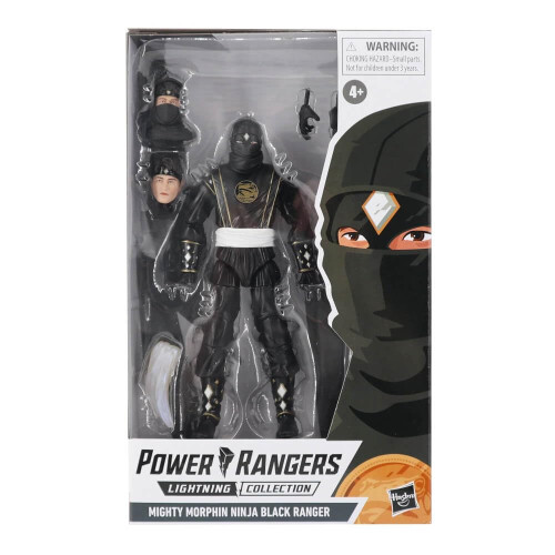 Hasbro Hasbro Power Rangers Lightning Collection Mighty Morphin Ninja Black Ranger 1