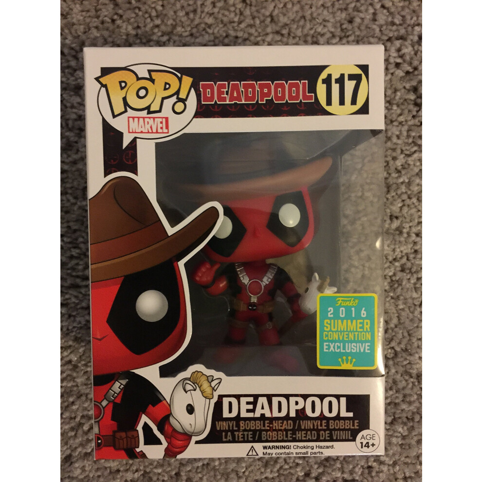 Funko Marvel Deadpool Cowboy Edition Pop Vinyl Figure 117-7493 Deadpoo