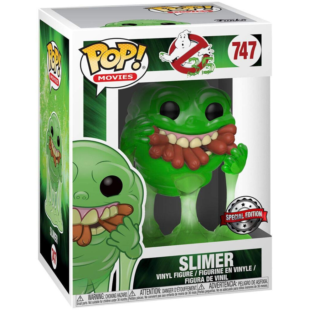 Funko Ghostbusters SOS Ghosts Slimer (Translucent) Vinyl Figure 747 Po