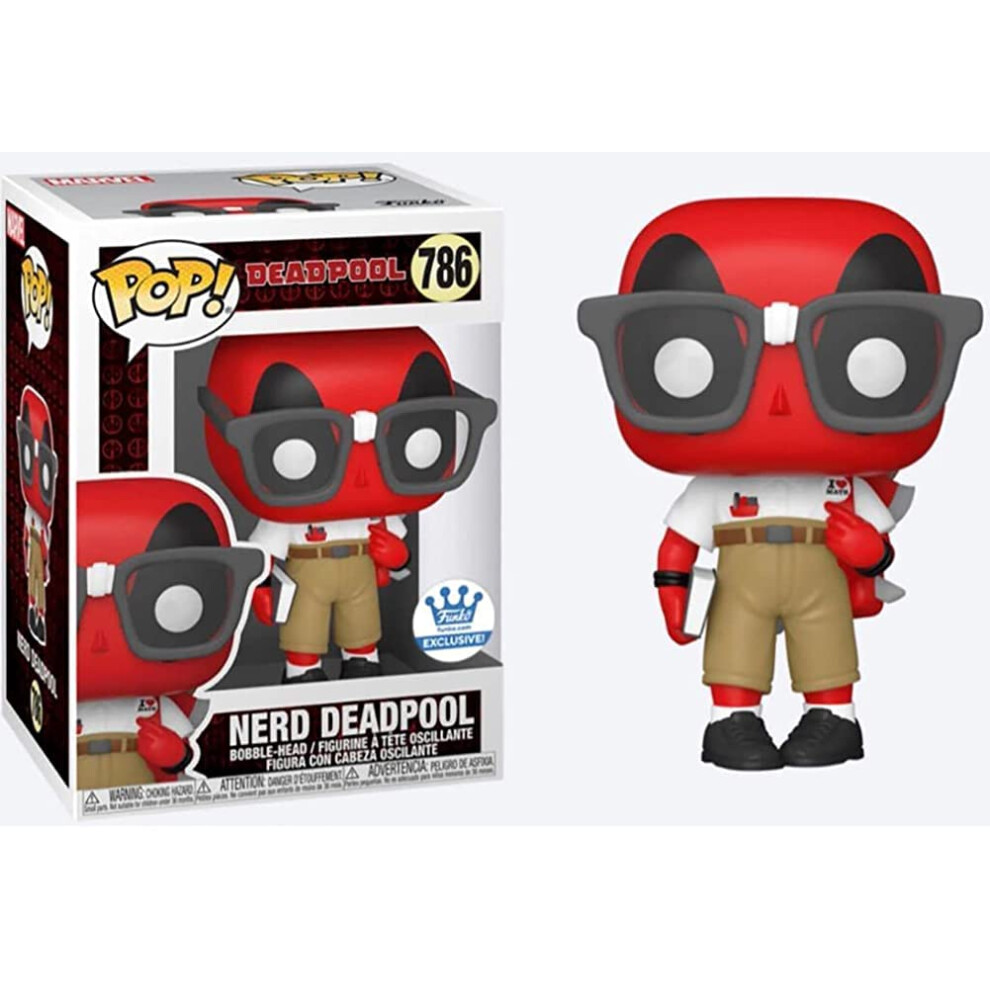 Funko Pop! Marvel Nerd Deadpool 786 Exclusive Figure