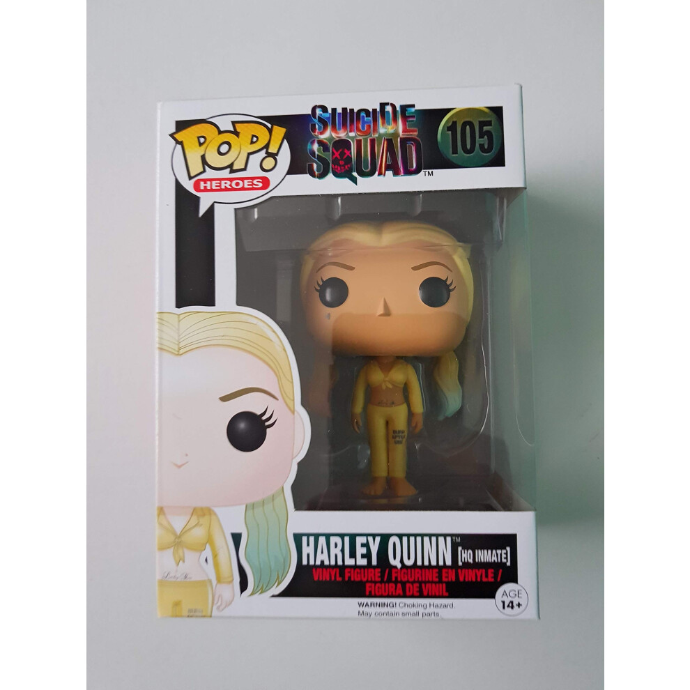 Funko Pop DC Heroes: Inmate Harley Quinn Collectible Figure  Multicolo