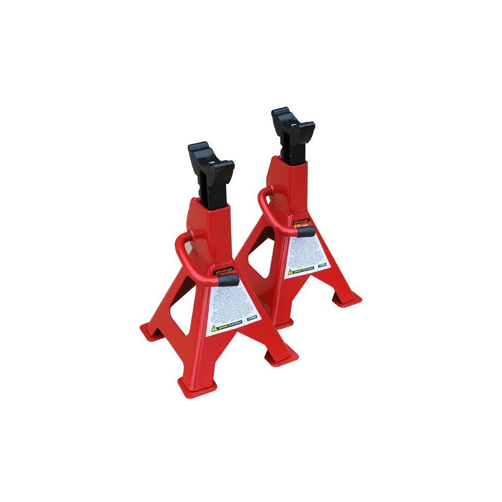 3T TON AXLE STAND TONNE RATCHET ACTION FIXED STANDS PAIR WARRANTY CT0965