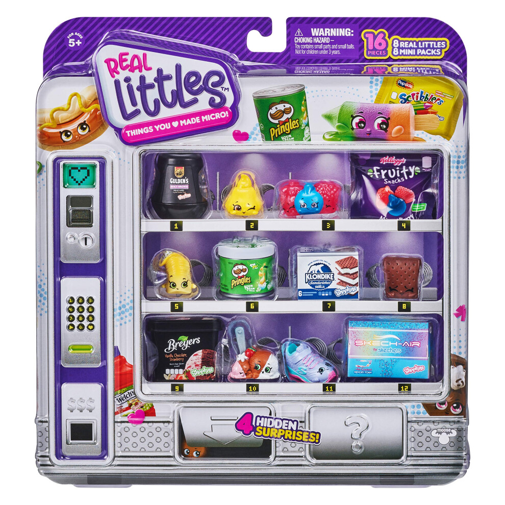 Shopkins Real Littles Shopper Pack | 8 Real Littles Plus 8 Real Brande