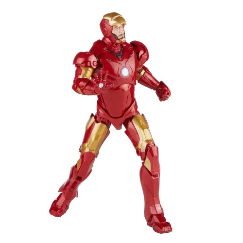 Marvel Marvel Hasbro Legends Serie Figure da 15 cm Iron Man Mark 3 Infinity Saga, Design Premium e 5 Accessori 1