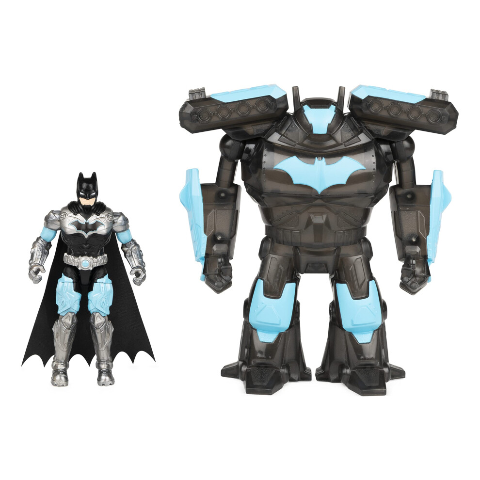 Batman 4-inch Batman Action Figure with Transforming Tech Armor  Kids