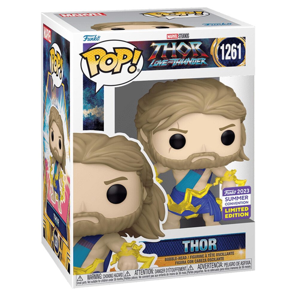 Funko Pop! Marvel: Thor Love & Thunder - Thor in Toga Summer Conventio