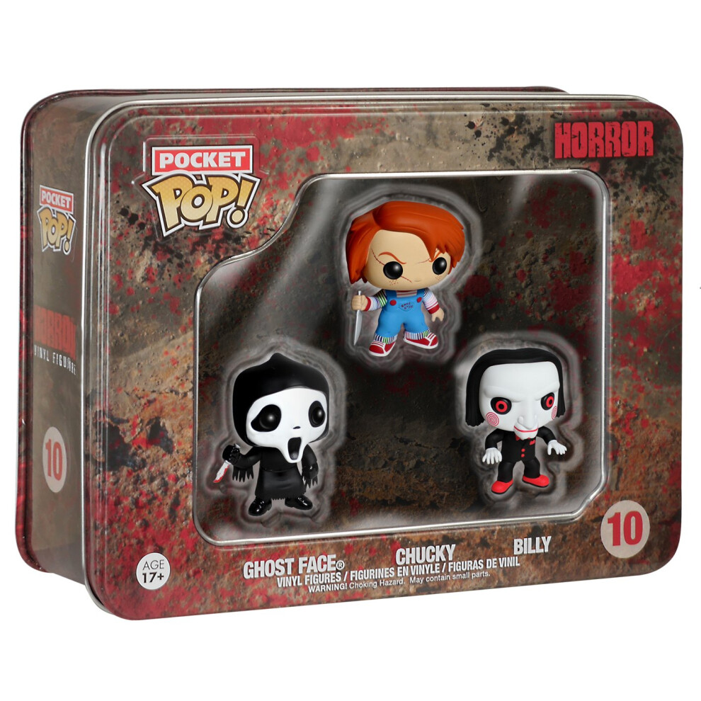 Funko Pocket POP: Horror - Ghostface  Chucky  Billy Toy Figure Multico