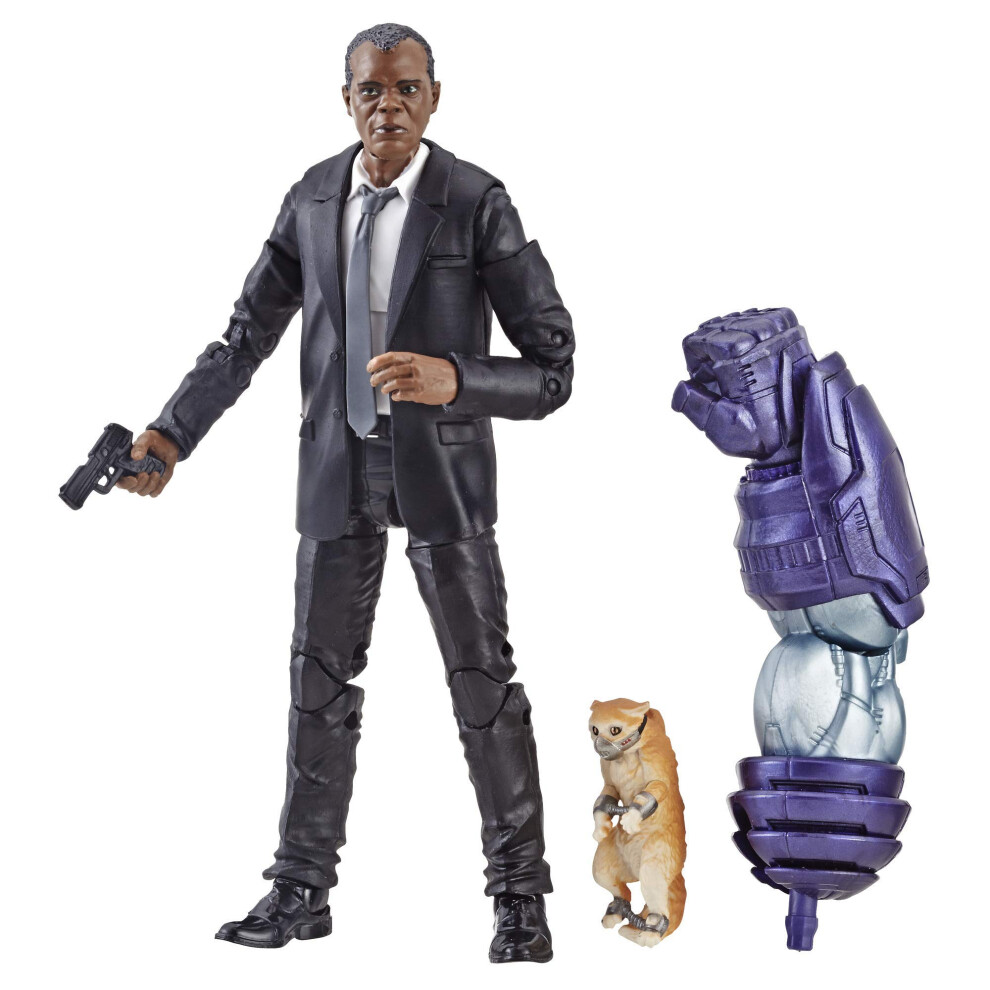 Marvel Captain Marvel 6-inch Legends Nick Fury Figure for Collectors