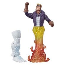 Marvel Classic Hasbro Legends 6" Sammlerfigur Cannonball (X-Men/X-Force) - mit Wendigo-Bauteil, Braun