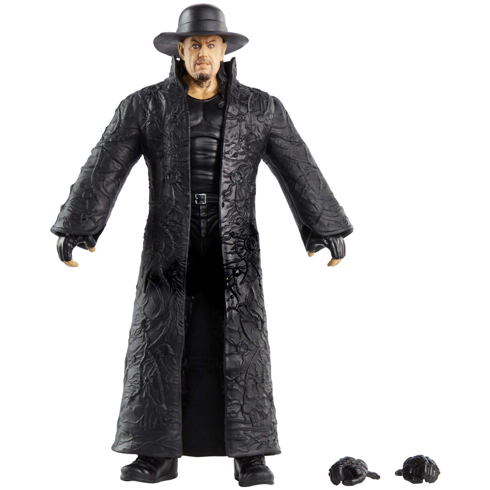 WWE Undertaker Elite Series #80 Deluxe Action Figure with Realistic Fa