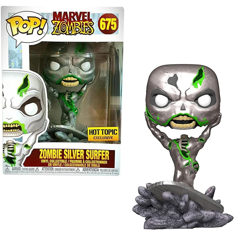 Funko POP! Marvel Zombies #675 - Zombie Silver Surfer Exclusive