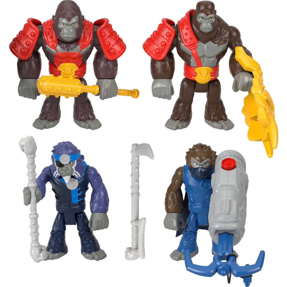 Fisher-Price Imaginext Preschool Toys Boss Level Army Pack 9-Piece Mon