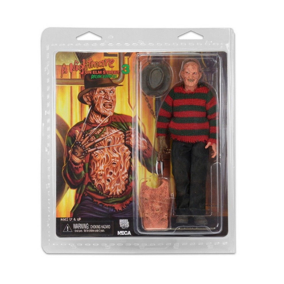 NECA Nightmare on Elm Street Clothed 8"" Dream Warriors Freddy Action