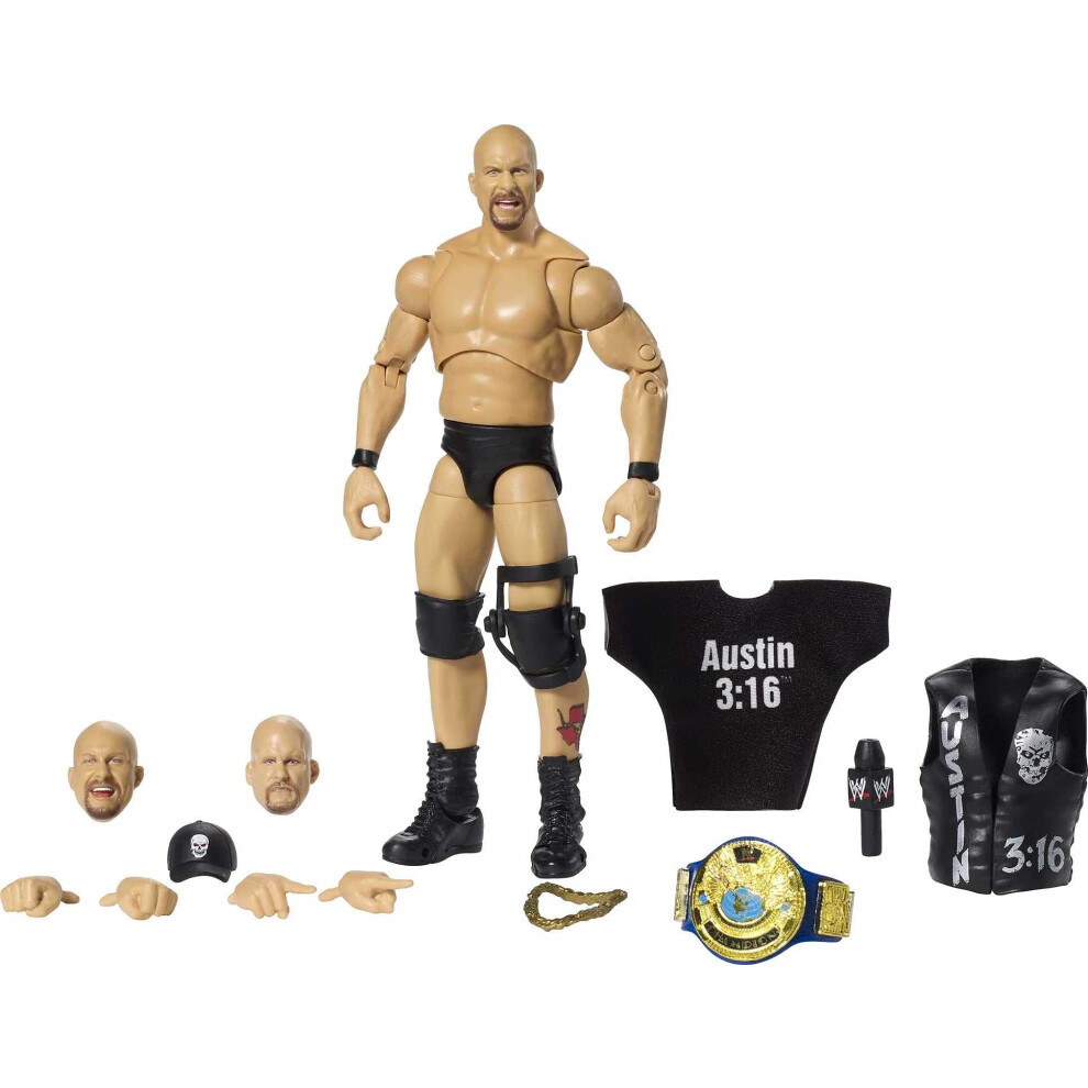 WWE MATTEL Ultimate Edition Stone Cold Steve Austin Action Figure  6-i