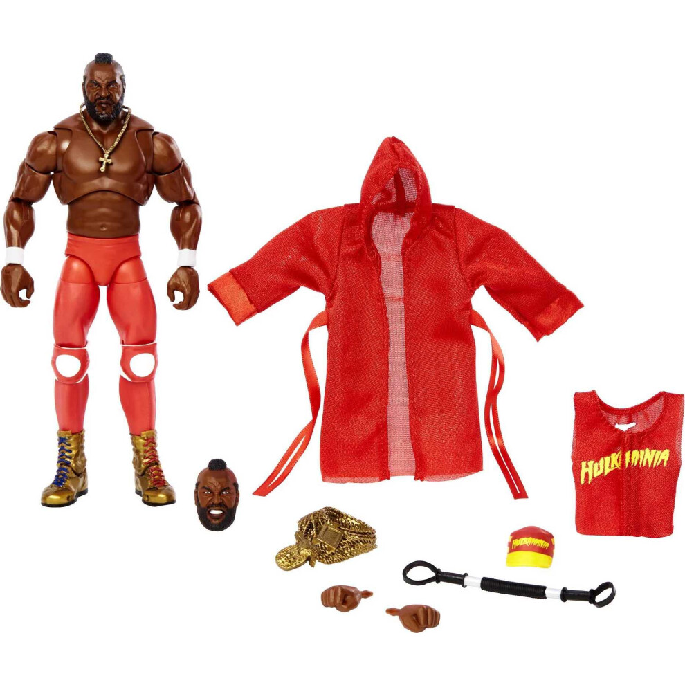 WWE Ultimate Edition Mr. T Action Figure  6-inch Collectible with Extr