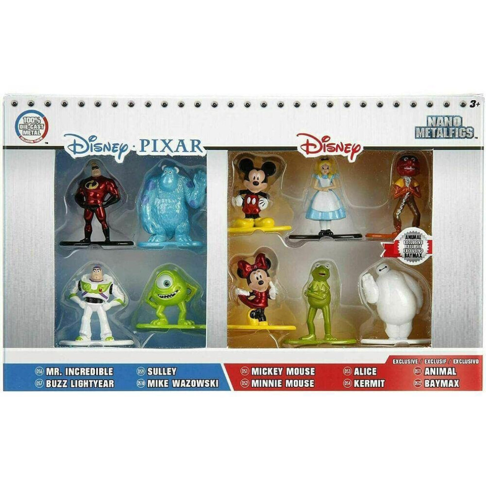 Disney Nano Metalfigs Die-Cast Mini-Figures 10-Pack