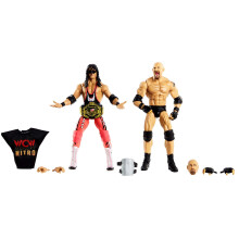WWE Goldberg vs Bret Hit Man Hart Elite Collection 2-Pack Figuras de Acción