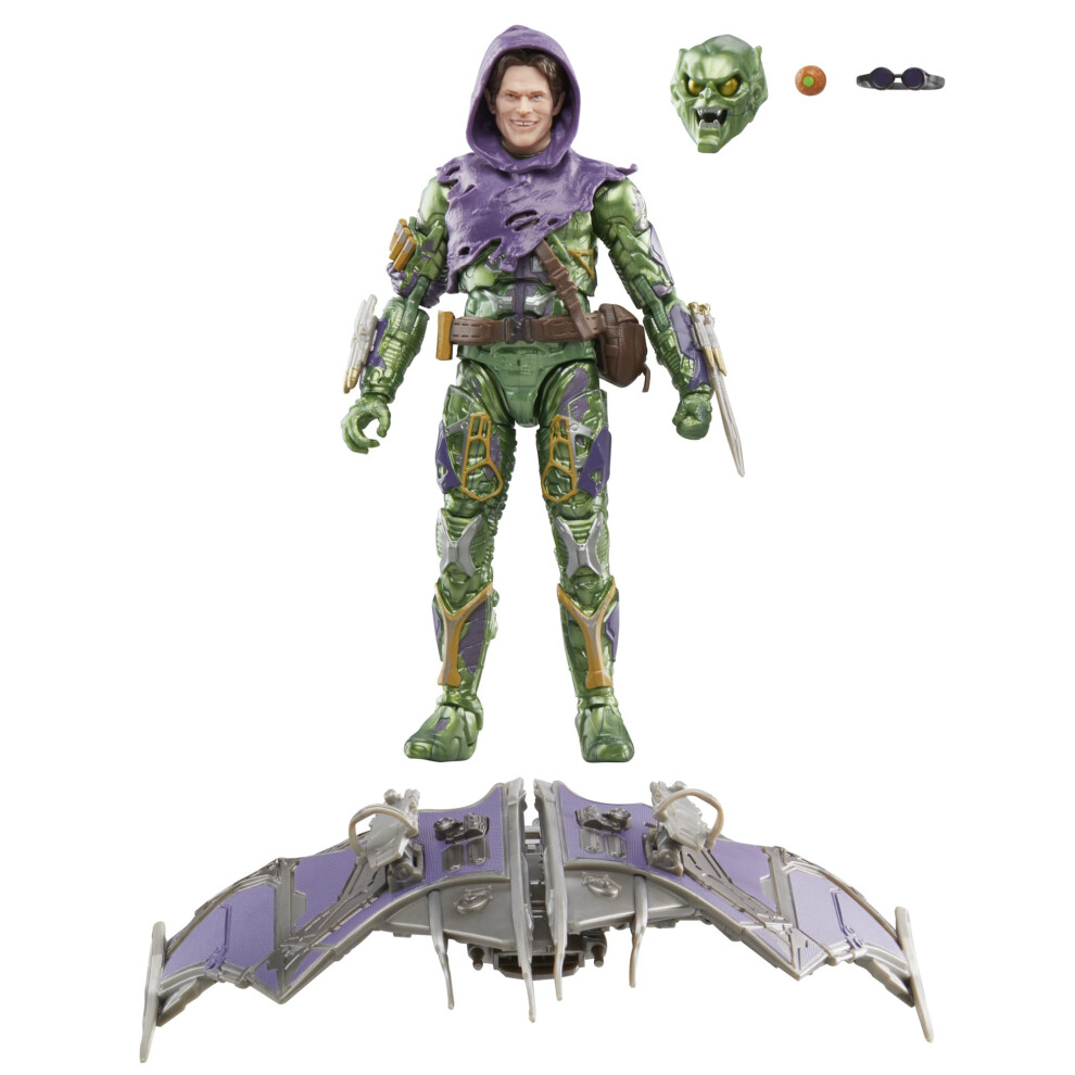 Marvel Legends Green Goblin and Spider-Man No Way Home Deluxe 6-Inch A