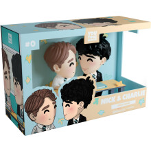 Youtooz Nick Nelson og Charlie Spring Figur 4.6"""" Nick og Charlie Youtooz Figur Detaljeret samleobjekt Heartstopper Figur fra Youtooz Heartstoppe