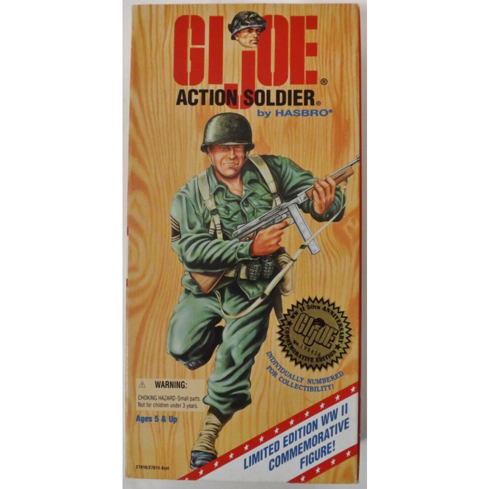 12"" GI Joe Action Soldier Action Figure WWII 50th Anniversary Numbere