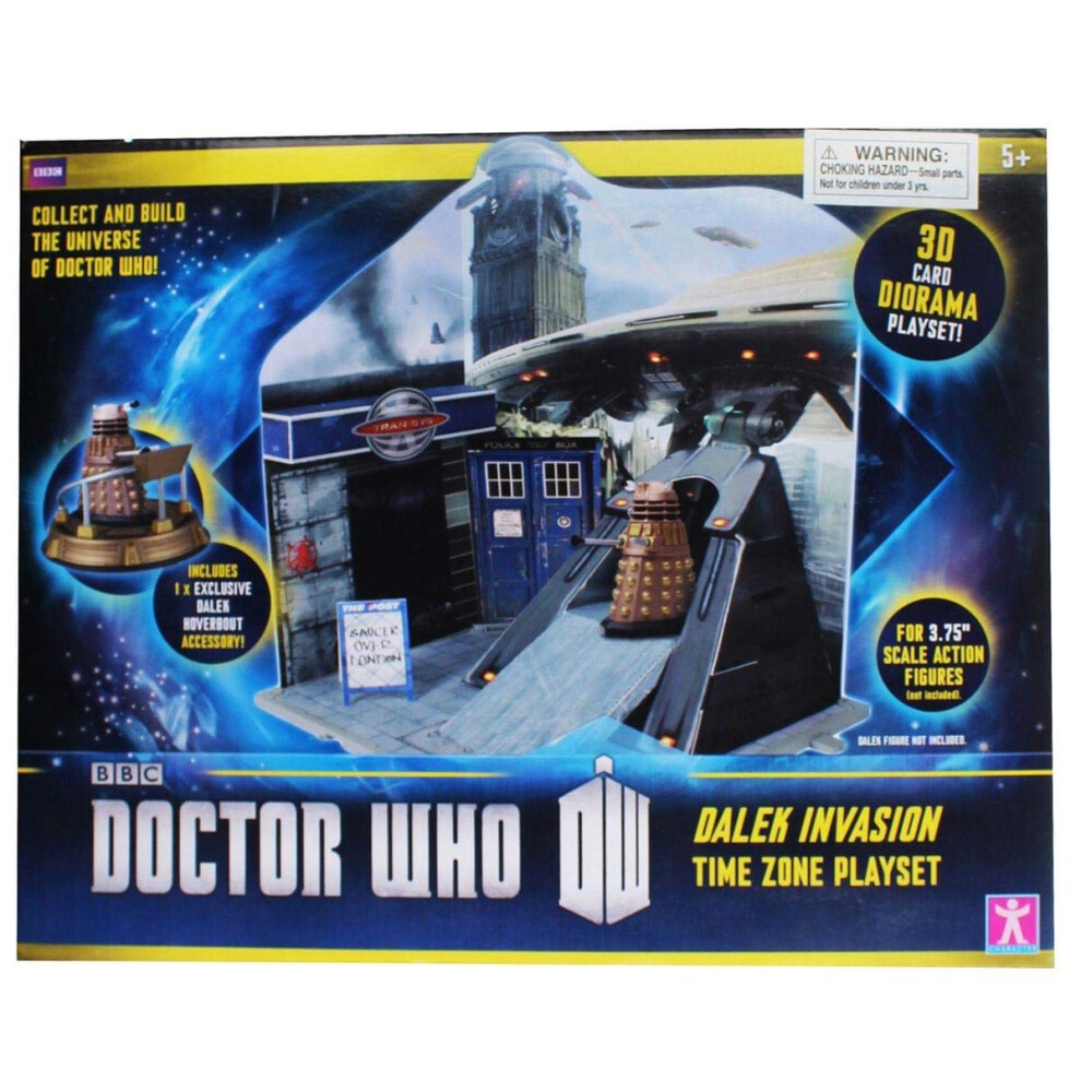 Doctor Who: 3.75-Inch Action Figure Playset - Dalek Invasion Time Zone