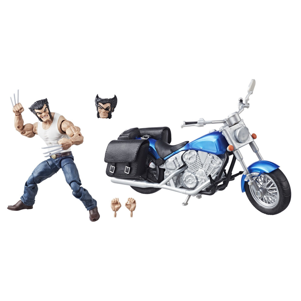 Marvel Legends Series 6-inch Wolverine and Motorcycle