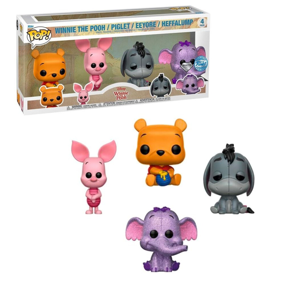 Funko Pop! Disney: Winnie The Pooh - Piglet - 4Pk - Vinyl Collectible
