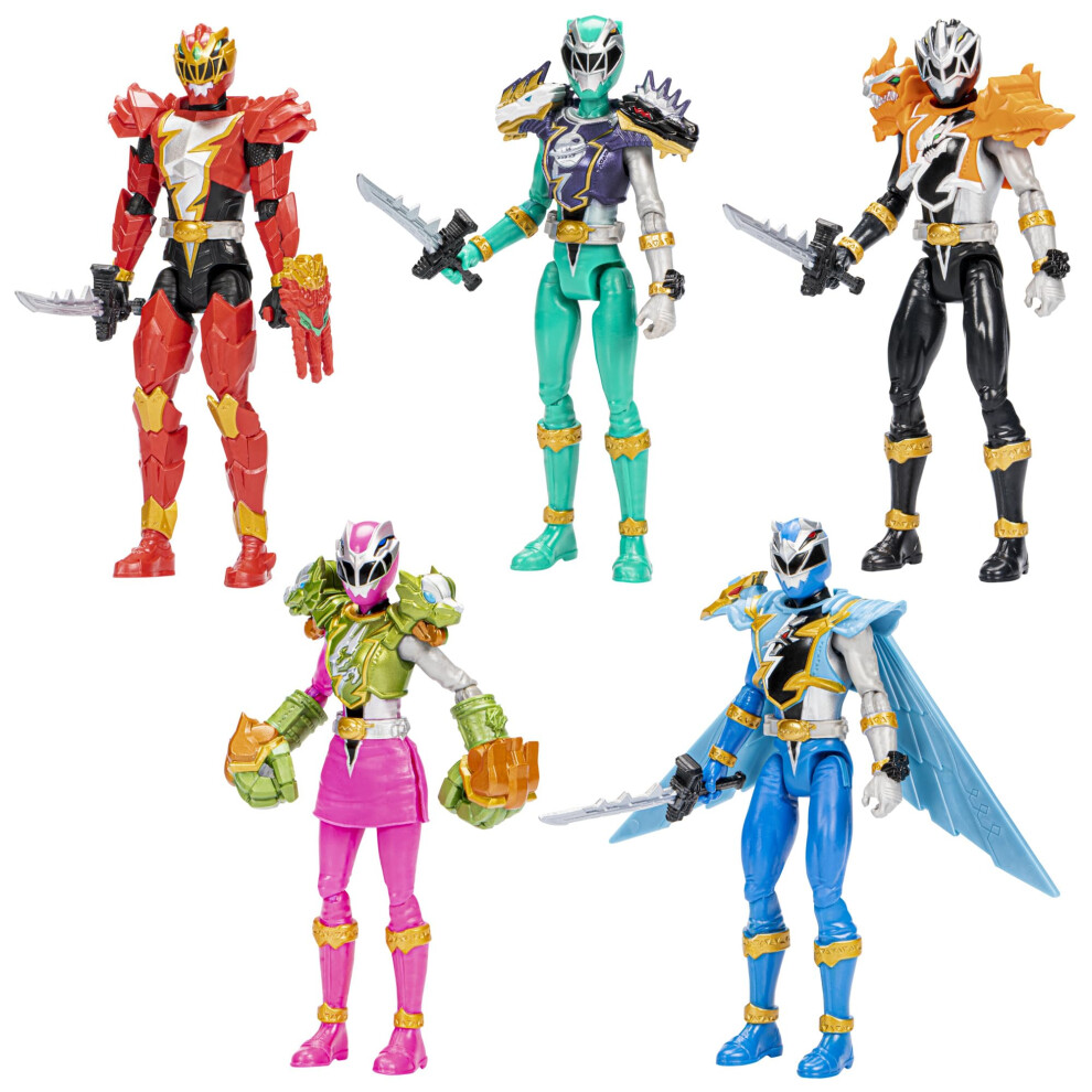 Power Rangers Dino Fury Team Up Pack  6-Inch Action Figures  Toys for