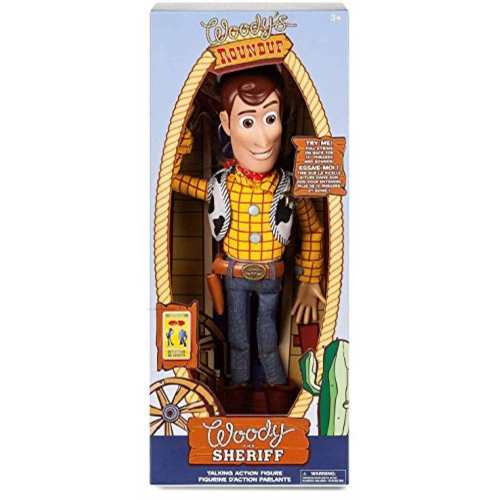 Toy Story Pull String Woody 16"" Talking Figure for age 3 years - Disn